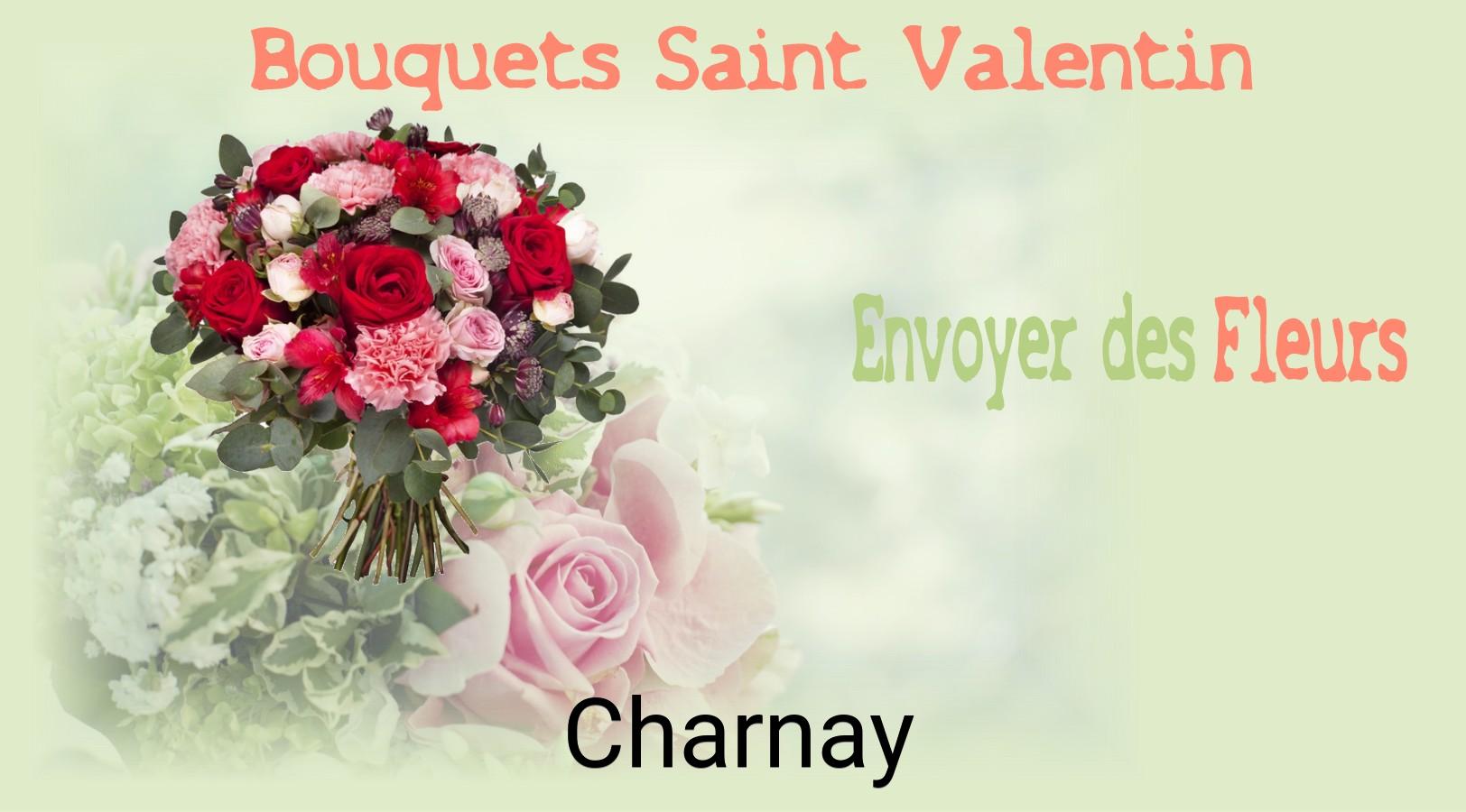 Roses de Saint-Valentin livrées à Charnay